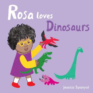 Rosa Loves Dinosaurs Jessie Spanyol
