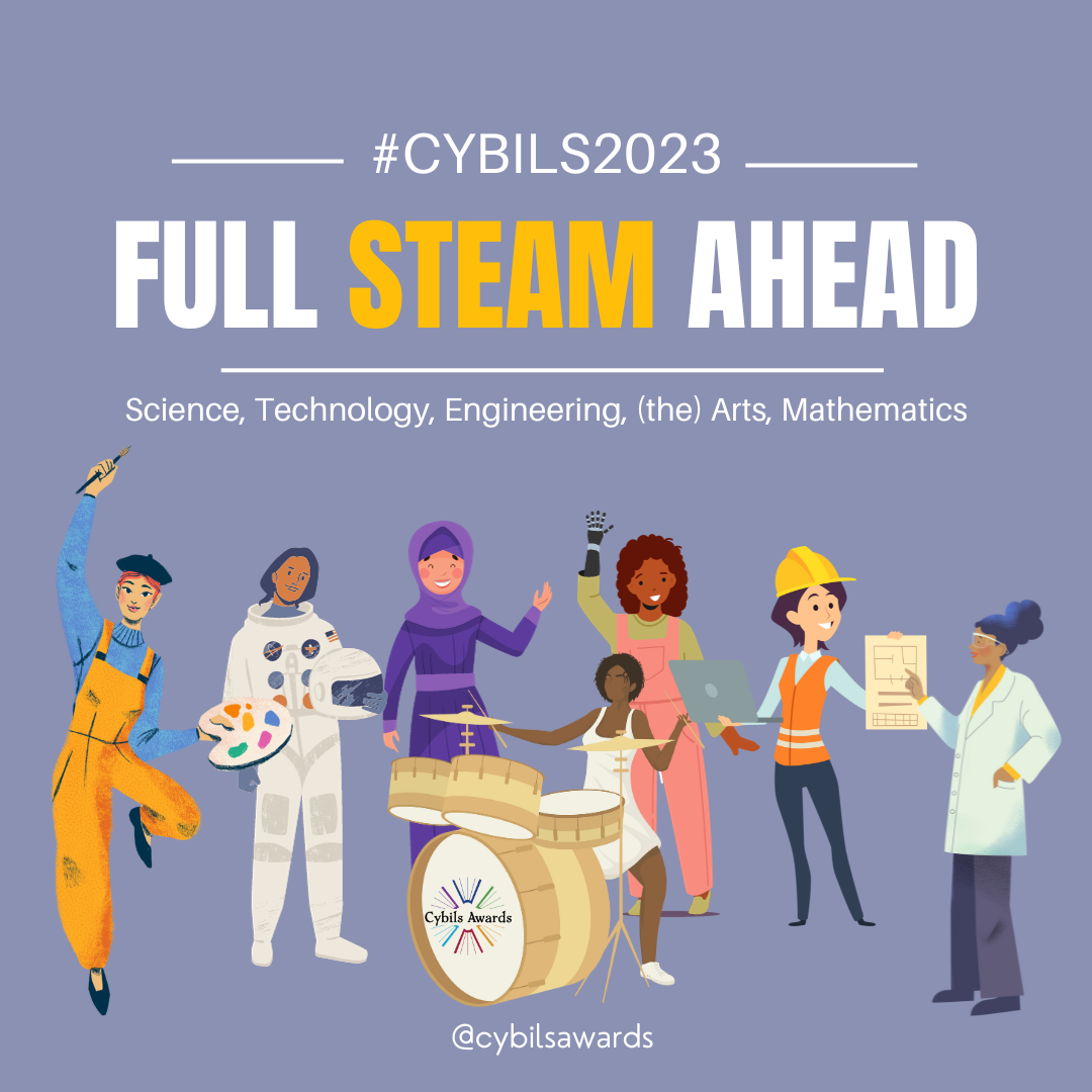 Featured image for “Full STEAM Ahead: a #CYBILS2023 Book List”