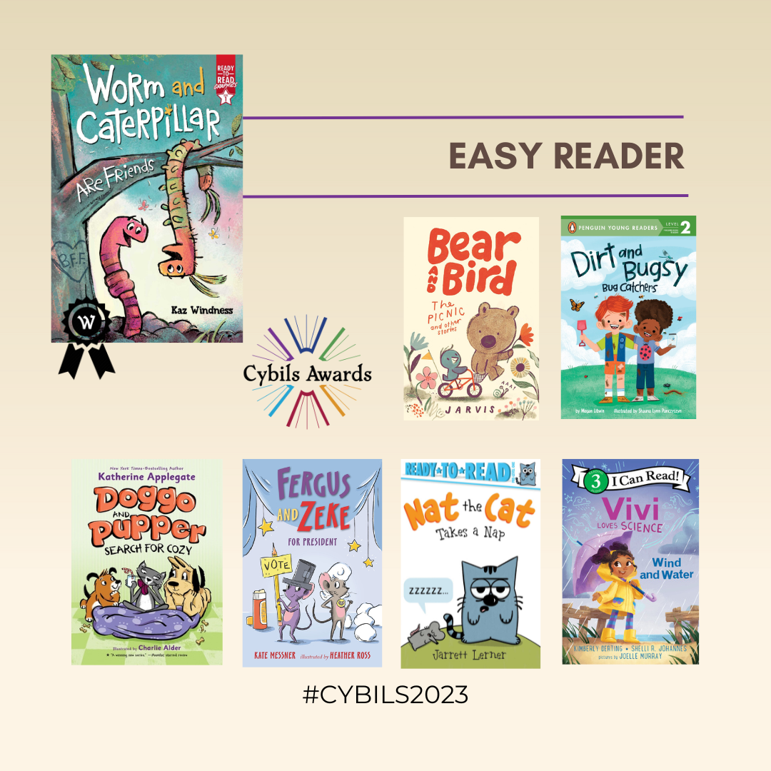 Featured image for “Book Reviews: #CYBILS2023 Easy Reader Finalists”
