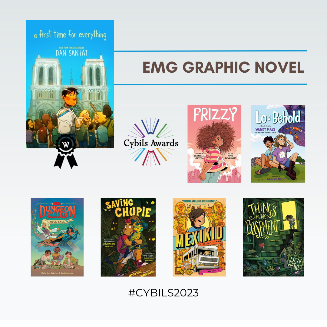 Featured image for “Book Reviews: #CYBILS2023 EMG Graphic Novel Finalists”